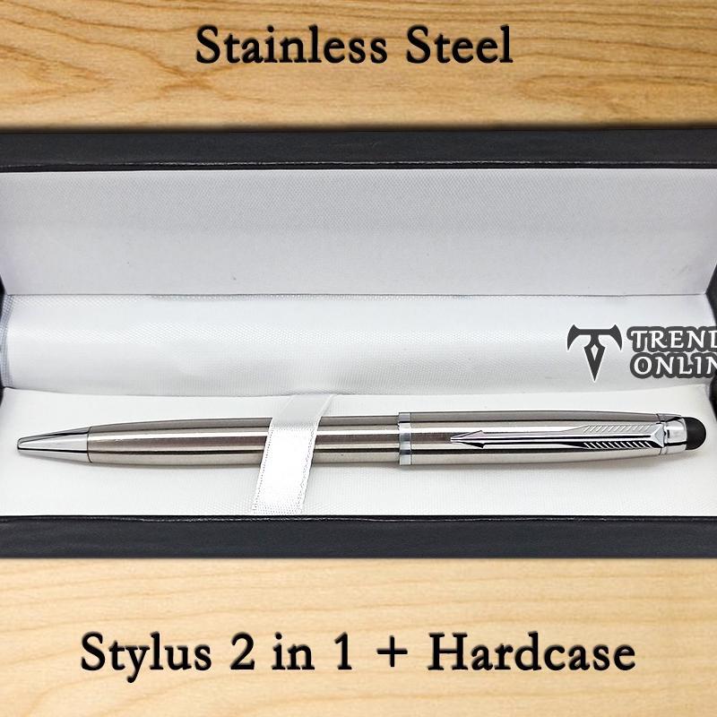 Pulpen Promosi | Pen Stylus 2In1 Model Parker Sonet Dan Kotak Box Exclusive, Paket Pulpen 2 In 1 Dan
