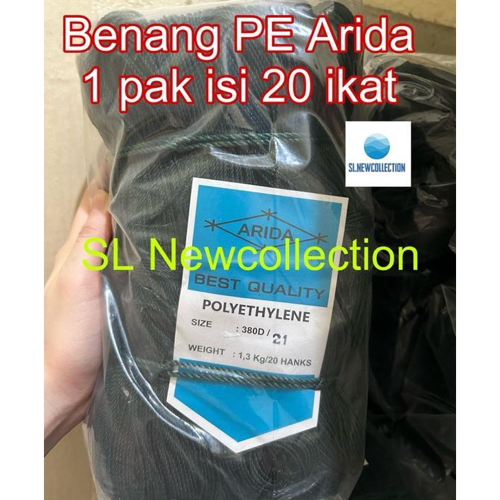 Benang Pe Cap Arida D6-D9-D12 Lengkap / Benang Jaring /  1 Pak