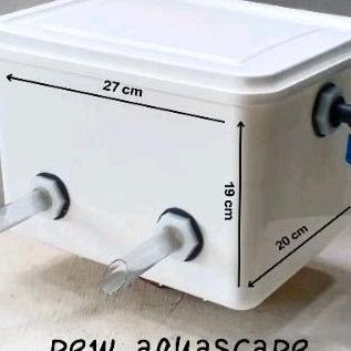 Filter Akuarium Ember Filter Kolam Ikan Kolam Koi Aquarium Media Filter Lengkap Akuarium Box Filter 