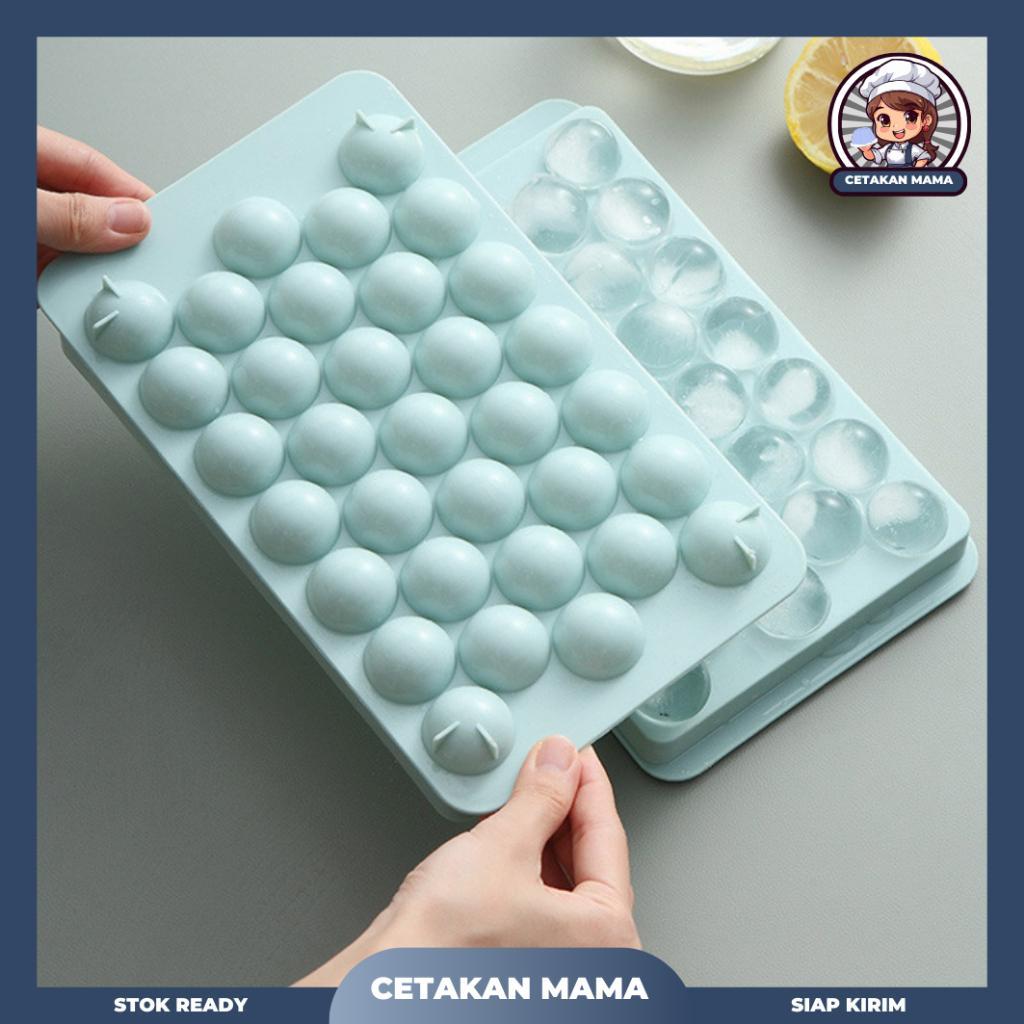Cetakan Jelly Ball Jumbo Besar Jelly Bulat Buah Agar Es Batu Jumbo Telur Puyuh 33 Cetakan Bulat Roun