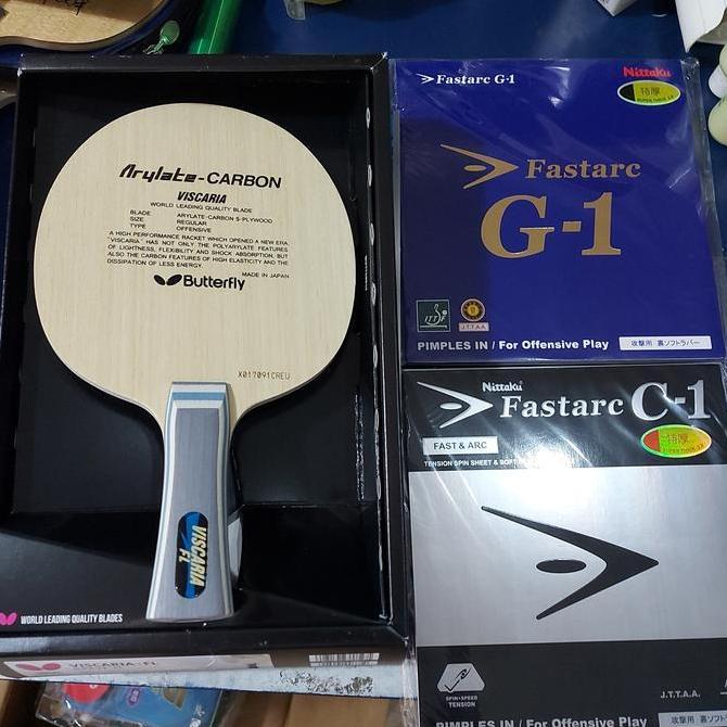 sepaket viscaria + nittaku G1 & C1