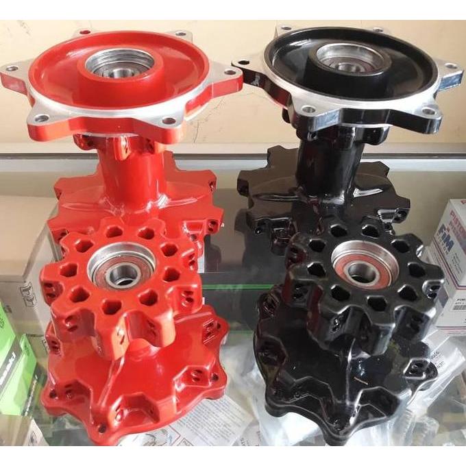 Tromol Ori CRF 150 L Warna Powdercoating - Depan Belakang