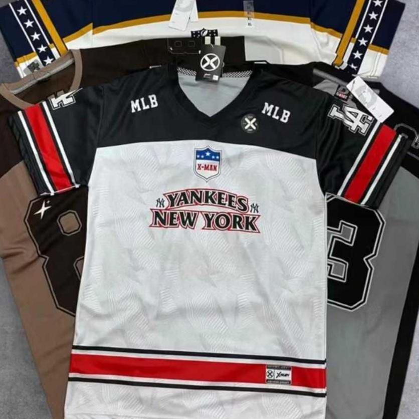 100 Ribu Dapat 4 | Jersey Dry Fit Motif Angka Vintage Soccer Baseball Original Pria Wanita Unisex