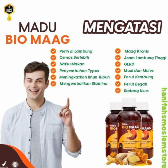Madu Biomaag Bio Maag Herbal Ahli Maag Gerd Dan Asam Lambung Biomagh