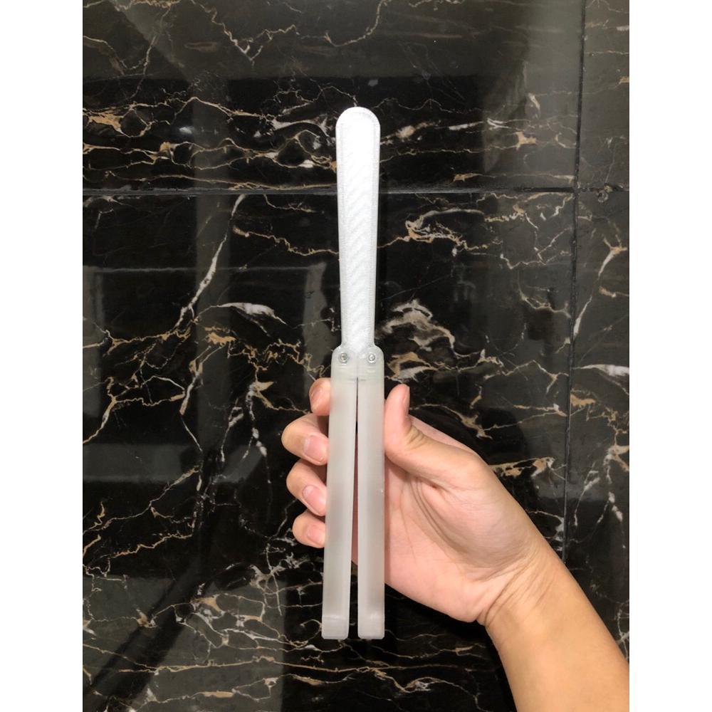 Balisong Toy Transparan Petg | Squiddy Inspired Balisong