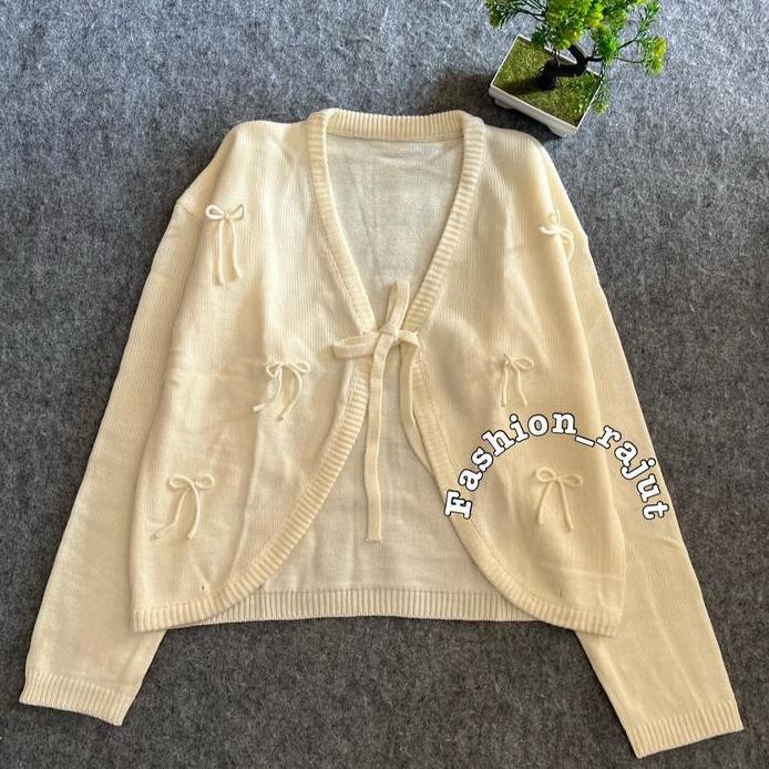 Avianda Outer Crop Rajut Tali Pita Atasan Wanita