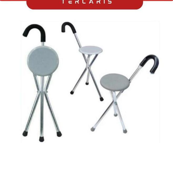 Kursi Lipat 2 In 1 Stainless Duduk Kursi Duduk Lipat Lansia Duduk