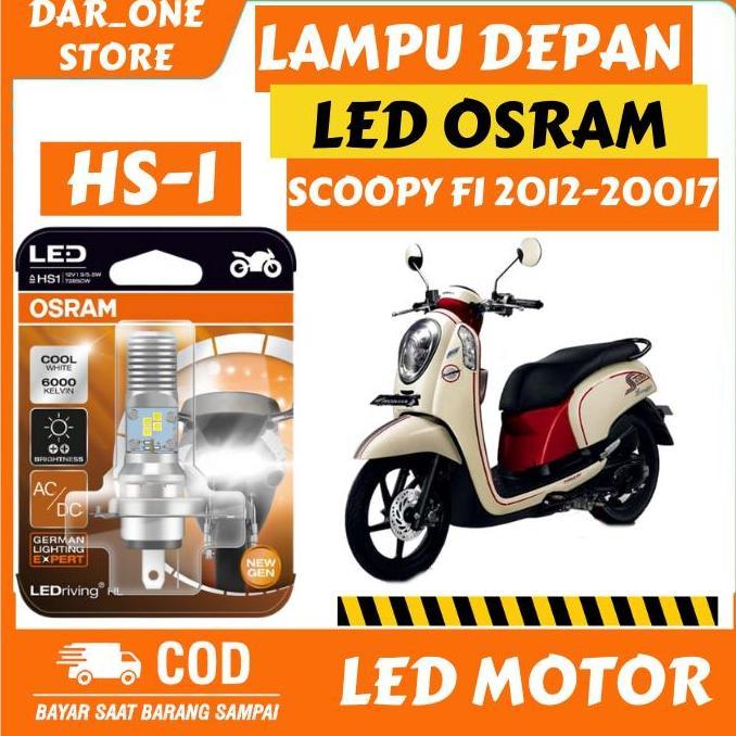 LAMPU DEPAN LED MOTOR HONDA SCOOPY OSRAM