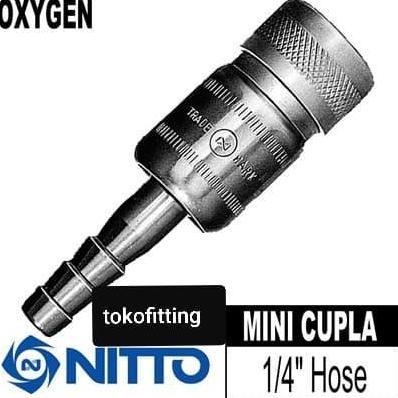 dvm_ Nitto Kohki Mini Cupla 22 SM SH Gas Oxygen Oksigen Las Welding Coupler Diskon