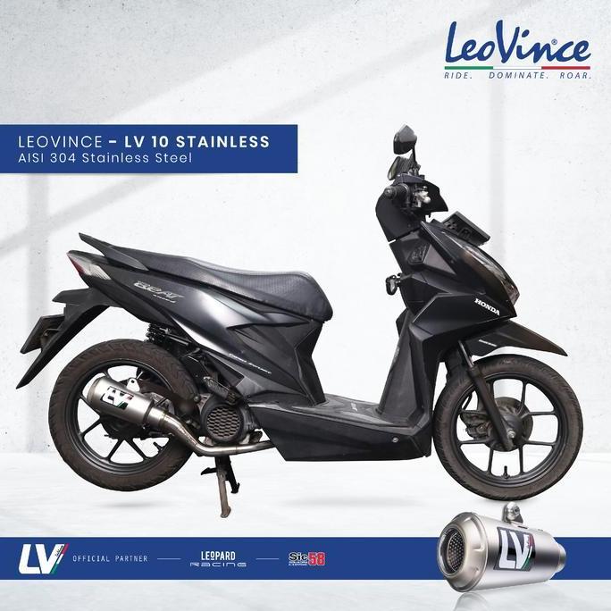 Knalpot Racing Leovince Beat Fi 2020 Full System Orinal VOL 1