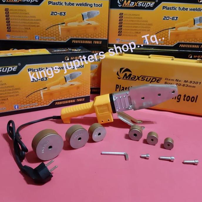 dvm_ MESIN LAS PVC HDPE PPR KAPUSI atau MAXSUPE PEMANAS PIPA PIPE PLASTIK LAS Diskon