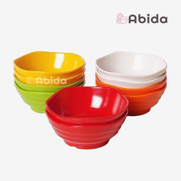 Abida 1 Lusin Tempat Sambal Kecil Melamin - Mangkok Wadah Saus - TS320 MM