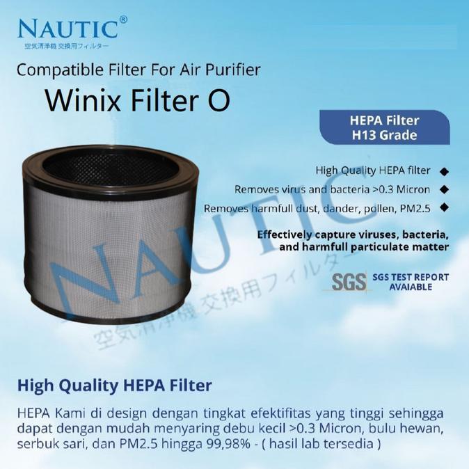 New Filter Winix Air Purifier Zero Compact / Zero S / Pengganti Winix Filter H / O