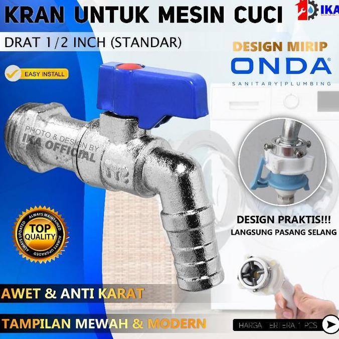 Kran Tembok MODEL Onda 1/2" Body Panjang / Keran Air Babet Bukan Besi BUKAN MERK ONDA