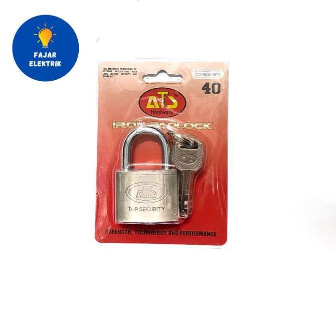 GEMBOK ATS 40 MM PENDEK / KUNCI GEMBOK ATS 40 MM