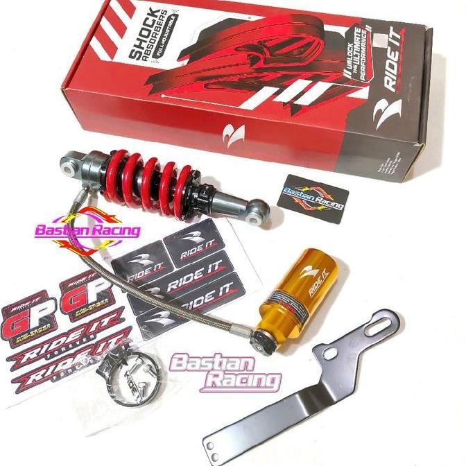 Grosir Monoshock Satria 2 Tak  Satria Hiu Ride It Gp 103 Tabung Pisah Monoshock Satria Hiu Lumba Dou