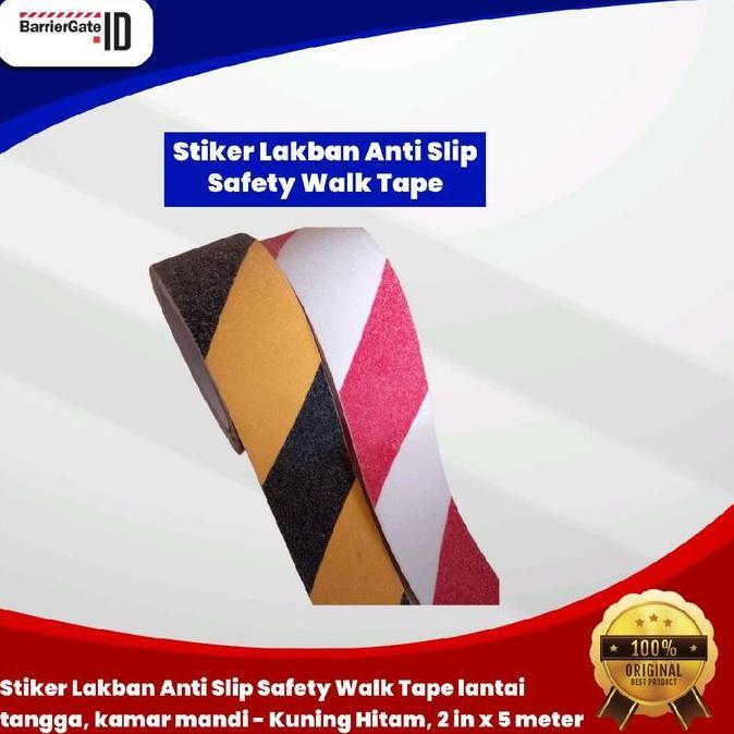 Stiker Lakban Anti Slip Safety Walk Tape lantai tangga, kamar mandi