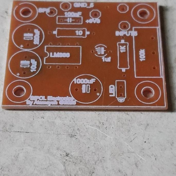 PCB AMPLIFIER LM386 LM 386 MINI AMPLIFIER UNTUK PRAKTEK SISWA BBM27