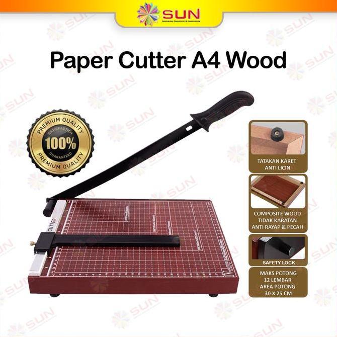 Jafriansyah2 - Paper Cutter A4 ( Alat Potong / Mesin Pemotong Kertas Hvs, Sticker, Dos, Pvc Id Card,