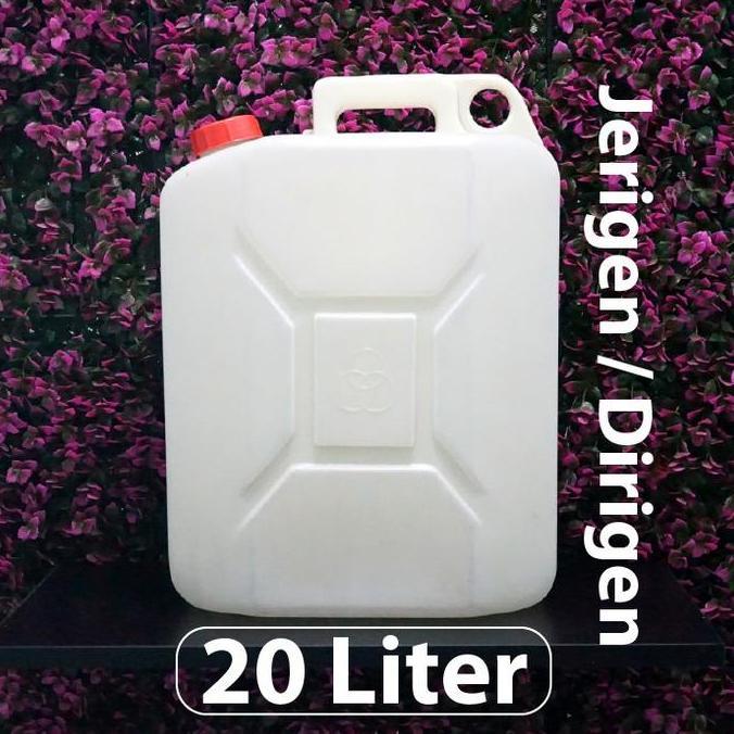 Jerigen 20 Liter - dengan Tutup Bersegel