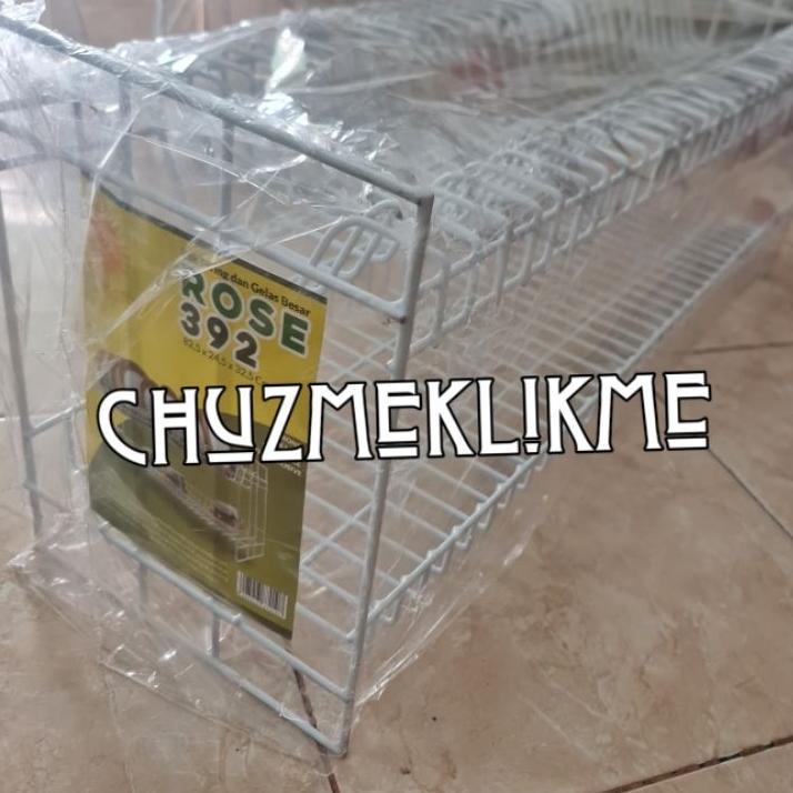 Rak Piring Besi Jumbo (Besar) Susun 2/Rak Piring Gelas Panjang Besar Susun 2/Rak Piring Gelas Besi P