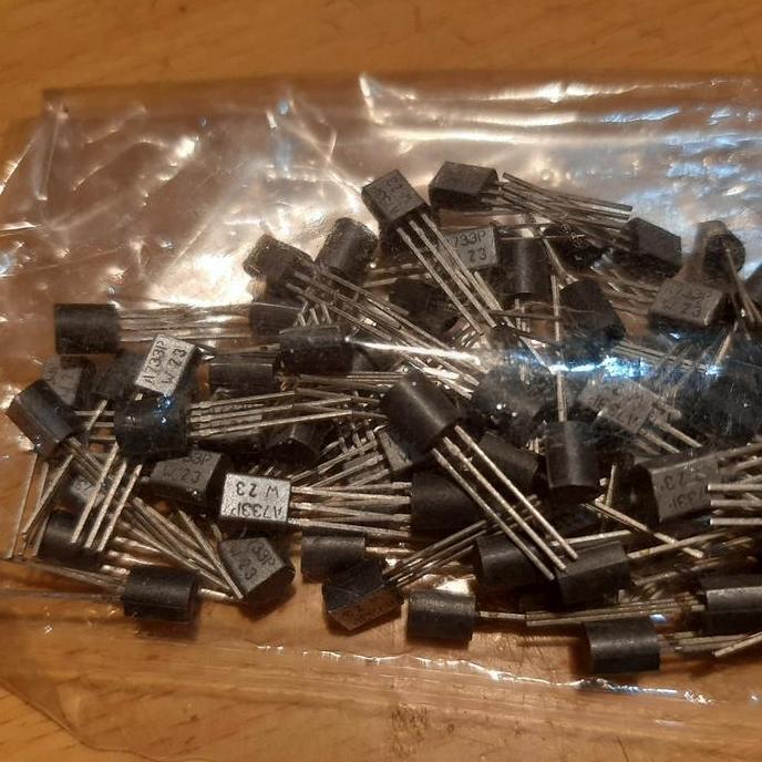 TRANSISTOR 2SA733 2SA 733 A733 PHILIPS NOS ABU-ABU SILVER BBM27