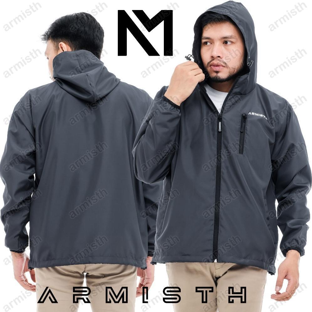 BESTPROMO Armisth Jaket Outdoor Olahraga Parasut Premium Jacket Running Jacket Mendaki