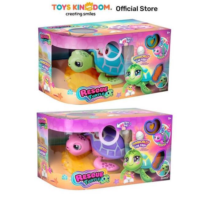 Toys Kingdom Silverlit Rescue Turtle Random Kids Toy Mainan Anak Bermain Permainan Collectible Actio