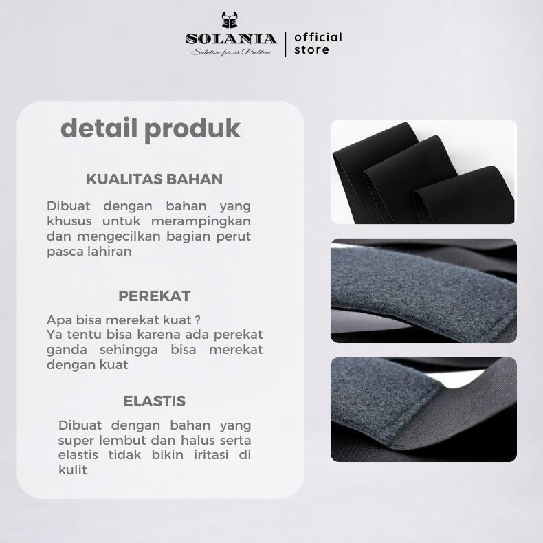 CUCI GUDANG SOLANIA Korset Melahirkan Setelah Cesar Normal Corset Pelangsing Perut Buncit  Stagen Li