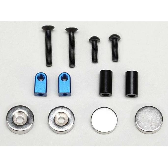 ZS-016MGFBL YOKOMO MAGNET FRONT BODY MOUNT BLUE TQRC27