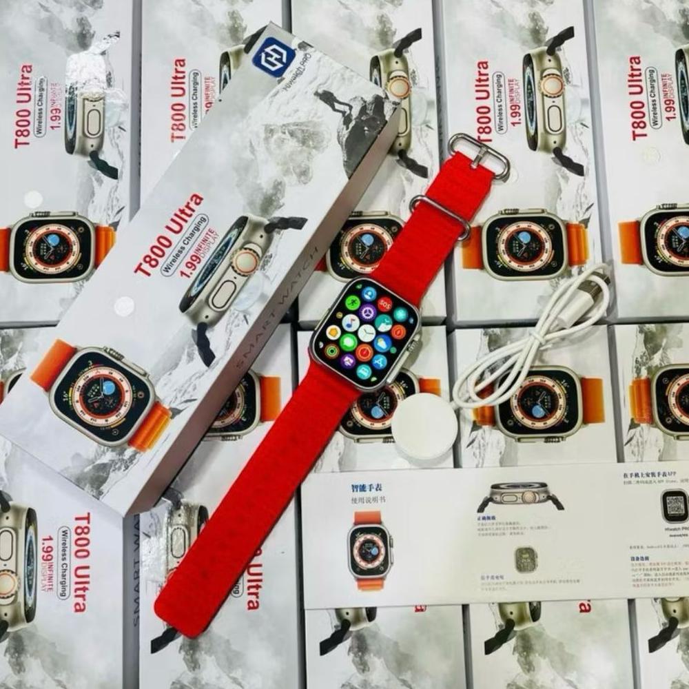 Big Sale Jam Tangan Smartwatch Ultra T800 Amoled Series 8 T900 Bergaransi