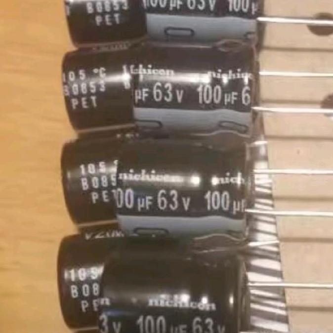 ELCO ELKO 100UF 63V 100UF/63V NICHICON ORIGINAL BBM27