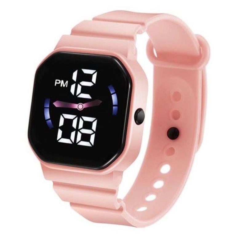 Recommended Jam Tangan Led Digital Pria Wanita Petak Couple Elektronik Fashion