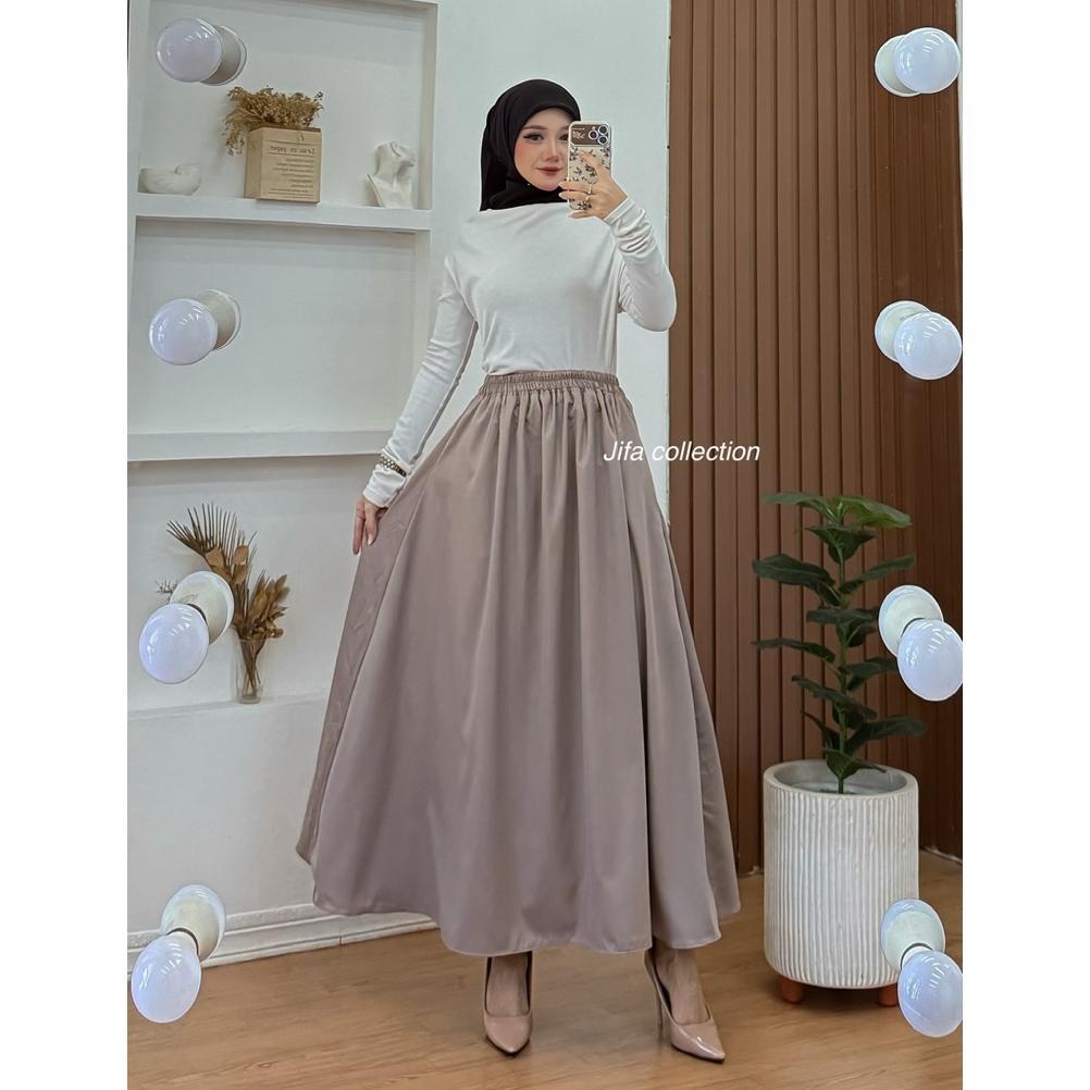 ORIGINAL Rok Wanita Katun Toyobo / Rok Polos Katun
