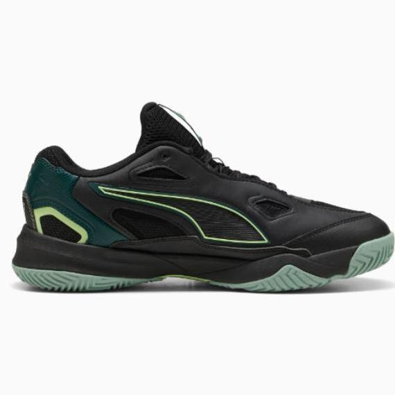 PUMA Sepatu Olahraga / Tenis / Padel / Badminton / Bulu Tangkis Unisex Solarstrike 4 Warna PUMA Blac