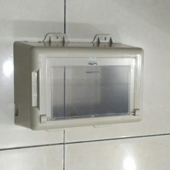 box kwh meter pulsa transparan token model baru new bahan berkualitas listrik