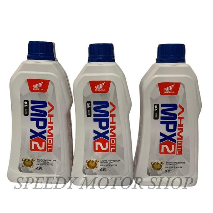 Mich- Paket Hemat Oli Mpx2 800Ml Untuk Motor Matic Honda Beat, Scoopy, Vario, Hgenio, Spacey, Dan La
