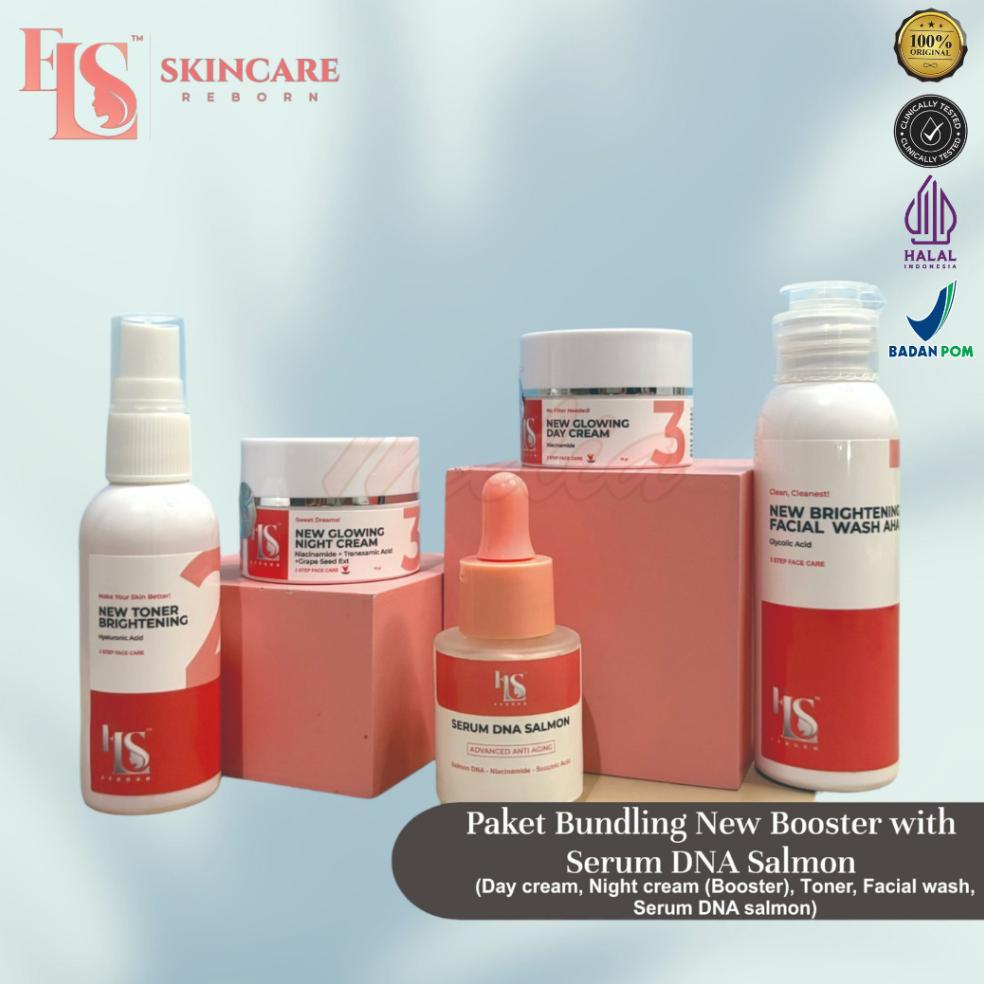 Ls Skincare Paket Bundling Booster Dan Serum Dna Salmon