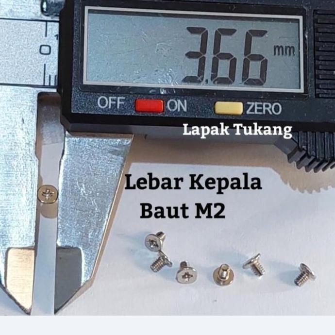 100PCS BAUT CM D4 M2X2 M2X3 M2X4 M2X5 M2X6 M2X7 M2X8 M2X9 M2X10 M2X12 BAUT KEPALA TIPIS BMP27
