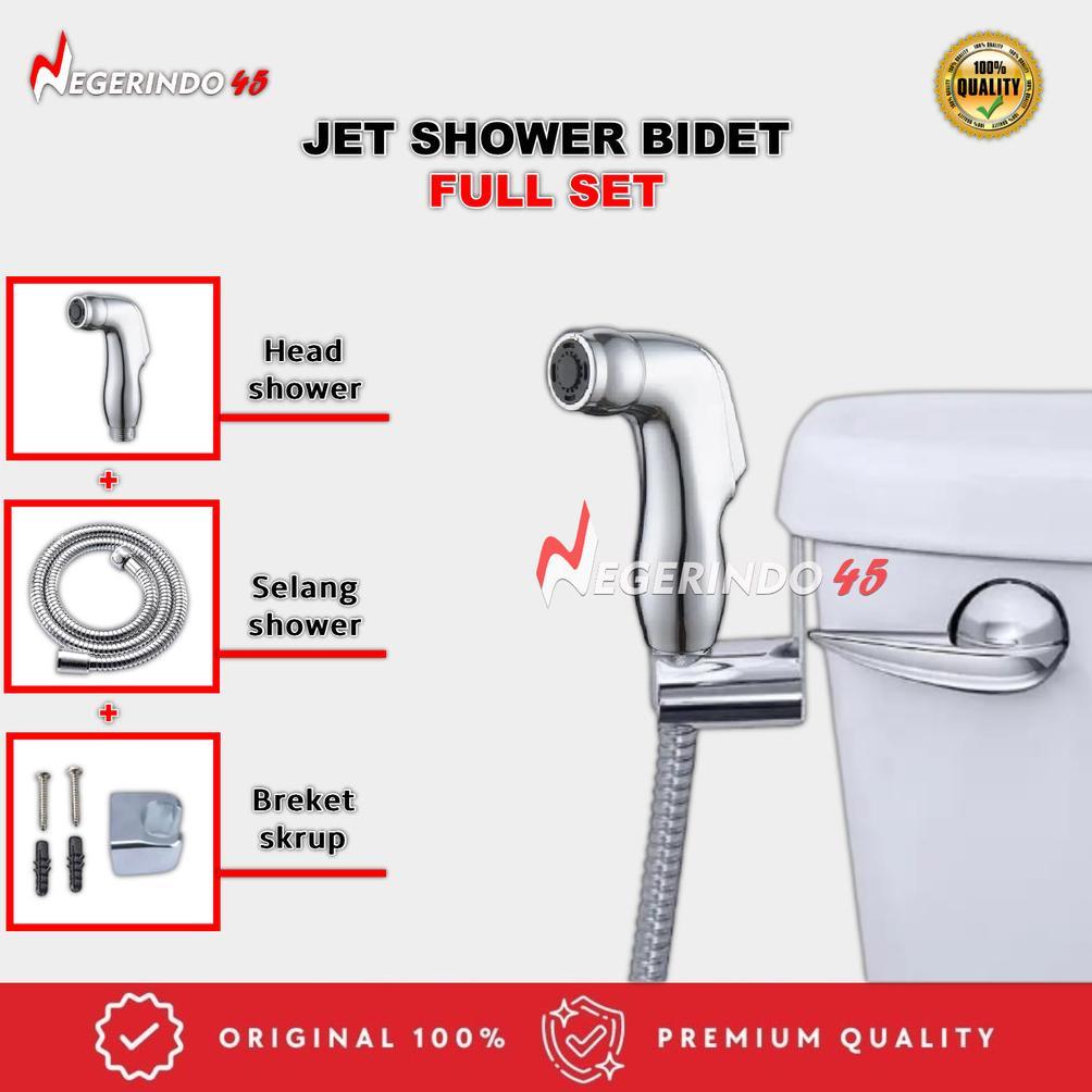 NEW JET SHOWER SET TOILET WC SHOWER CEBOK SEMPROTAN JET WASHER BIDET [terbaik][terlaris]