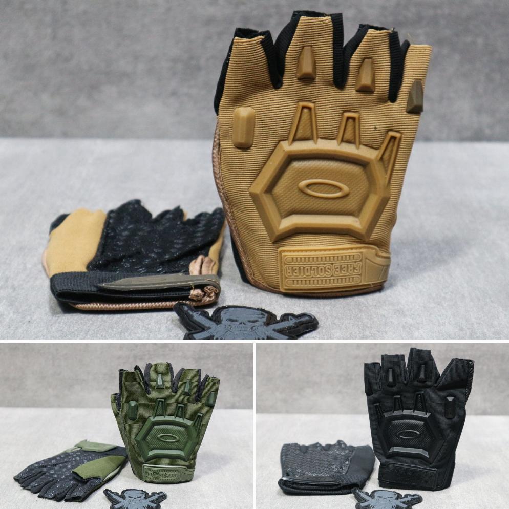 Tactical Glove Okly Flexion Half Finger / Sarung tangan Tactical okly