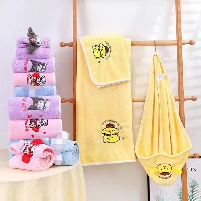 Handuk Mandi Set 3In1 / Handuk Keramas / Handuk Muka / Handuk Mandi / Handuk Karakter Set 3In1 / Han