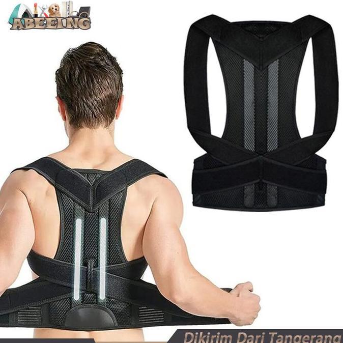 CIEN Alat Pelurus Punggung Bungkuk Corset Punggung Bungkuk Korset Anti Bungkuk Alat Bungkuk Badan Al