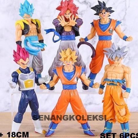 Figure set 6 dragon ball son goku Termurah