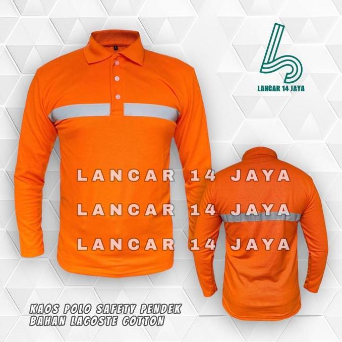 Riore- Kaos Safety Proyek Skotlet Tangan Panjang - Kaos Lapangan Terbaru