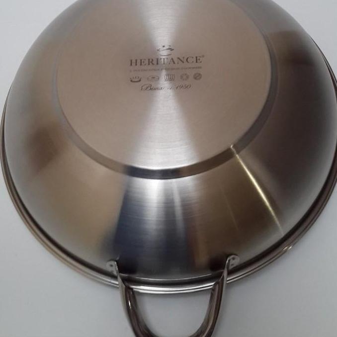curahcuhan Wajan Stainless Steel Kuali WokPan Bima Heritance Pro-Lite Wok 32CM BP121432B Diskon