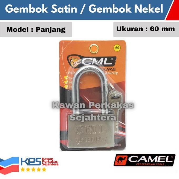 CAMEL Gembok Nekel Leher Panjang 60mm | Gembok Rumah Pagar 60 mm