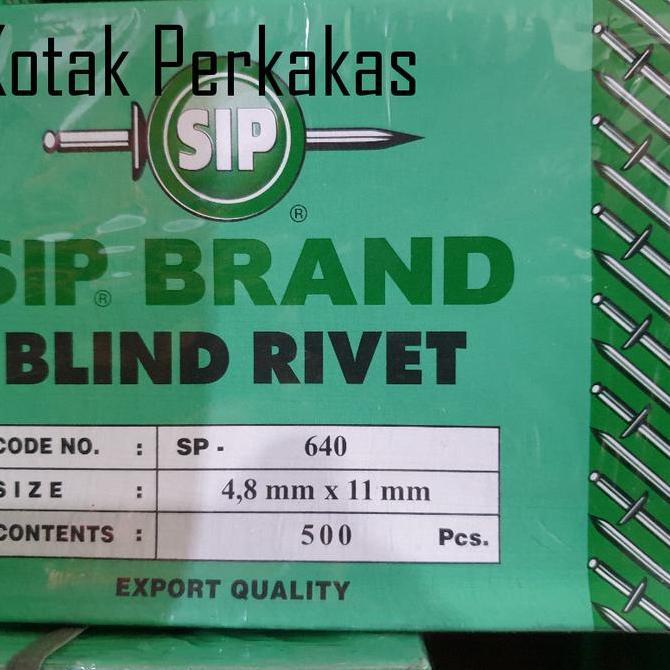 PAKU RIVET / BLIND RIVET 640 ISI 500 PCS BMP27