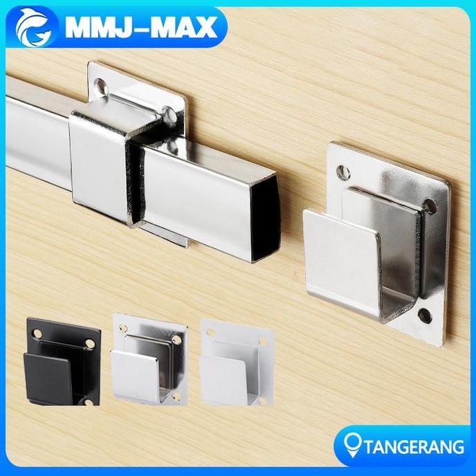 LEGOLANT Bracket Wall Besi Pipa 2pcs/Bracket Persegi Pipa/Braket Pergi Pipa