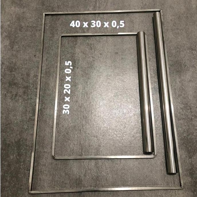 Cetakan bingkai perata adonan kue kering/Cetakan kue kering/Rolpin penggilingan adonan kue Stainless